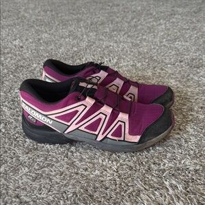 Salomon Speedcross hiking shoes youth girls size 7
